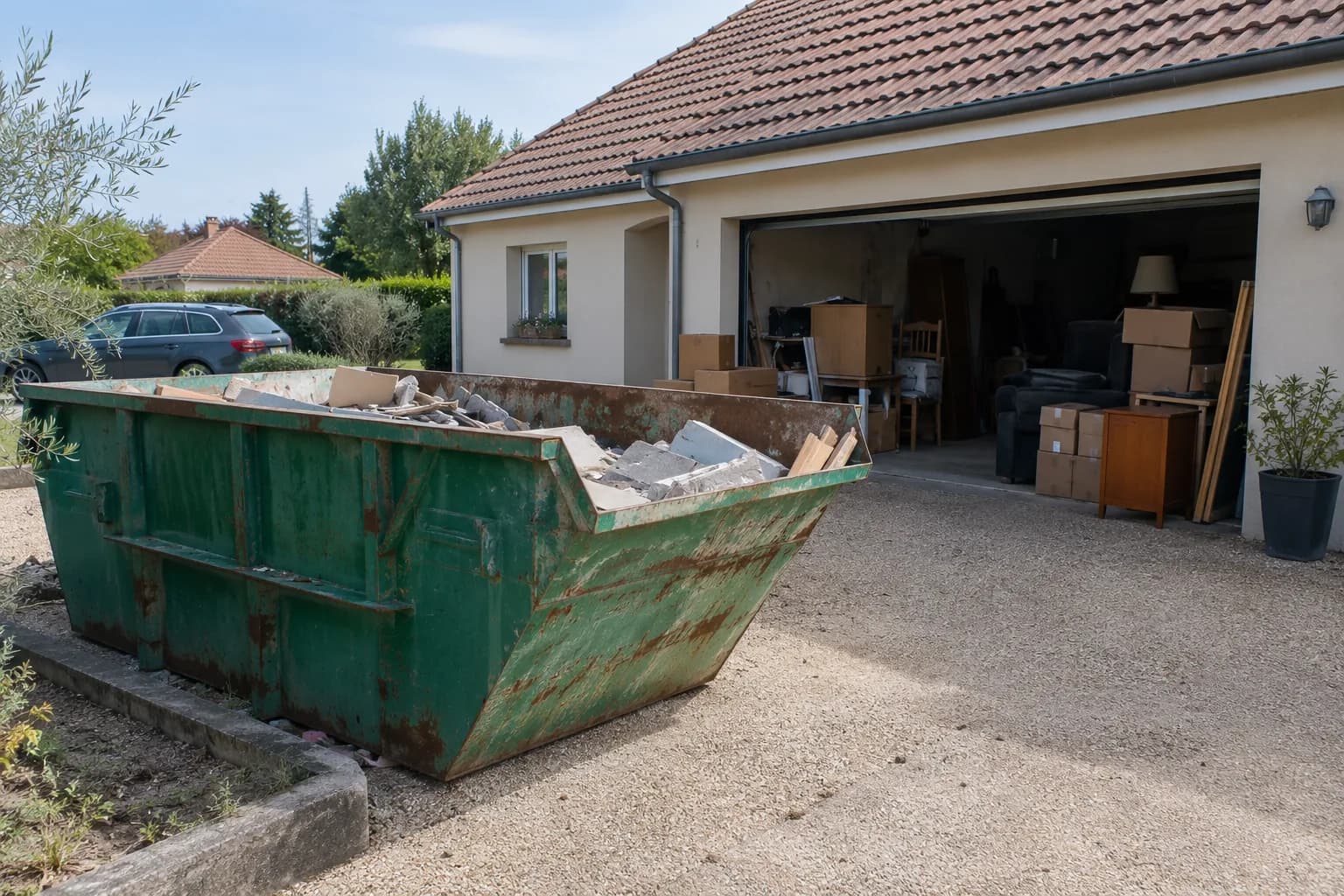 Location de benne pour particulier - service professionnel